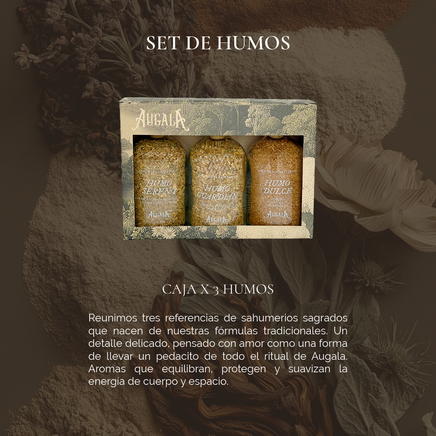 SET X 3 HUMOS SAHUMERIOS ARTESANALES
