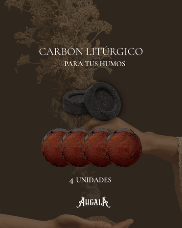 CARBONES LITÚRGICOS PARA SAHUMERIO x4