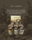 SET X 3 BAÑOS SAGRADOS, SAL LIMPIEZA, TODO LO LINDO Y ALMA EN CALMA