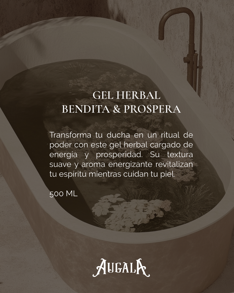 GEL DE DUCHA HERBAL BENDITA & PROSPERA PARA BAÑO