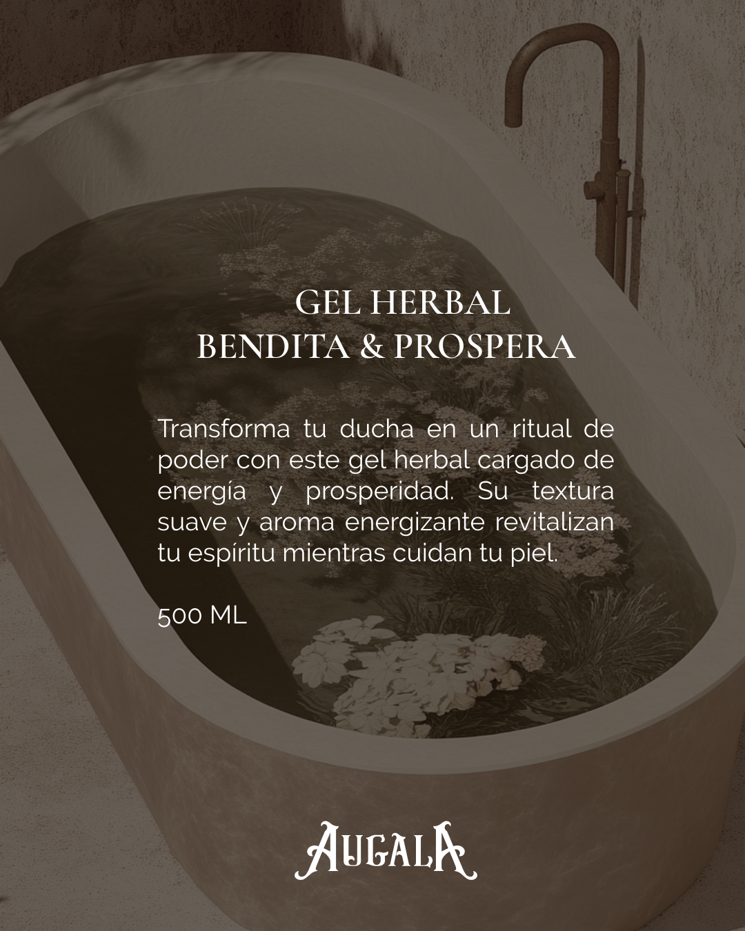 GEL DE DUCHA HERBAL BENDITA & PROSPERA PARA BAÑO