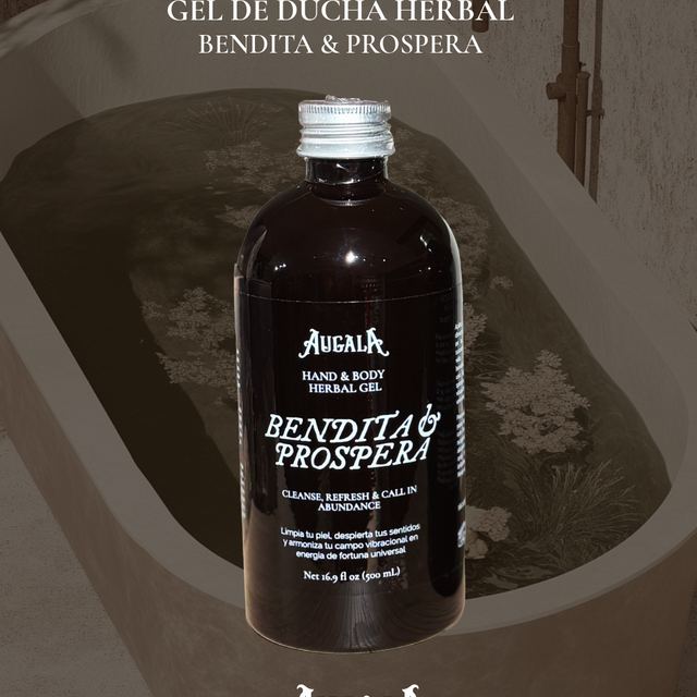 GEL DE DUCHA HERBAL BENDITA & PROSPERA PARA BAÑO