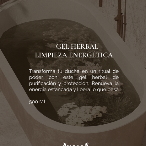 GEL DE DUCHA HERBAL DE LIMPIEZA ENERGÉTICA PARA BAÑO
