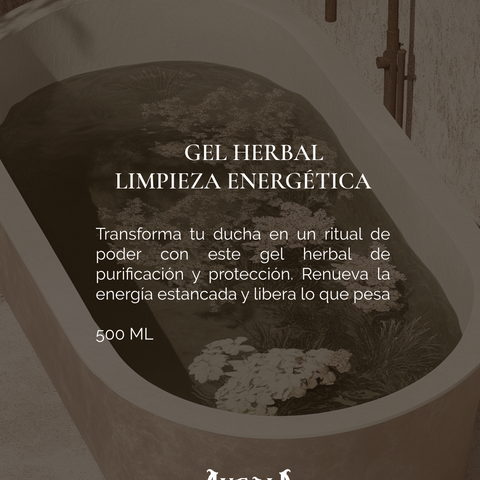 GEL DE DUCHA HERBAL DE LIMPIEZA ENERGÉTICA PARA BAÑO