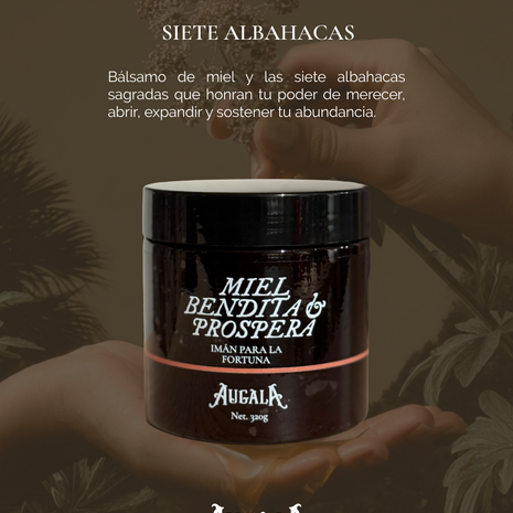 MIEL SAGRADA BENDITA & PROSPERA