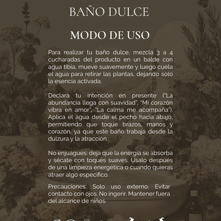 BAÑO DULCE TODO LO LINDO