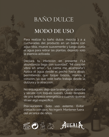 BAÑO DULCE TODO LO LINDO