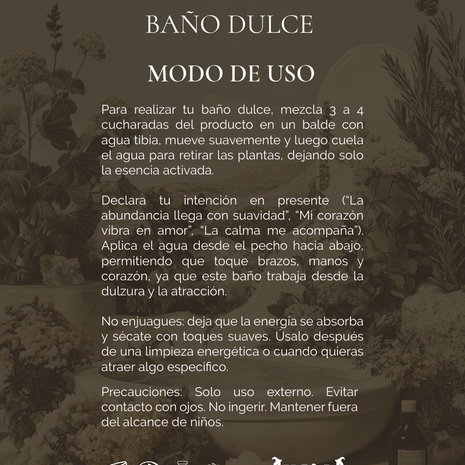 BAÑO DULCE TODO LO LINDO