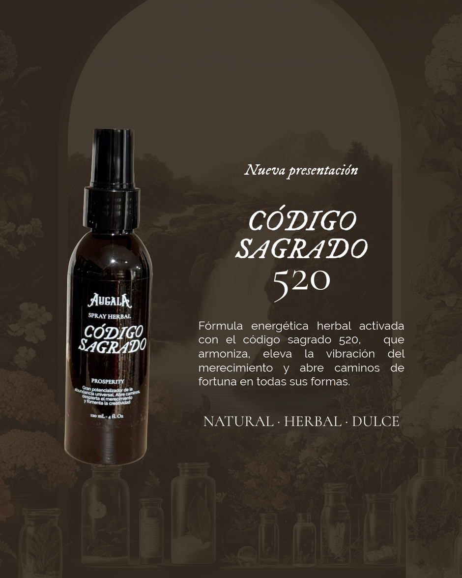 CÓDIGO SAGRADO 520 SPRAY HERBAL
