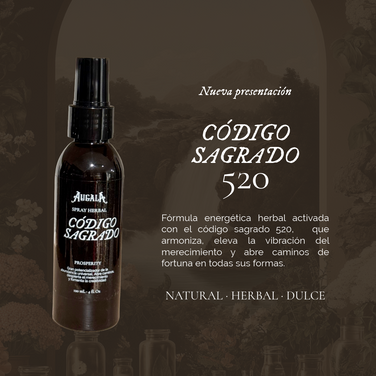 CÓDIGO SAGRADO 520 SPRAY HERBAL