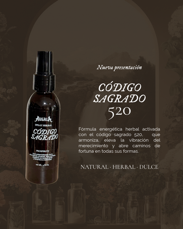 CÓDIGO SAGRADO 520 SPRAY HERBAL