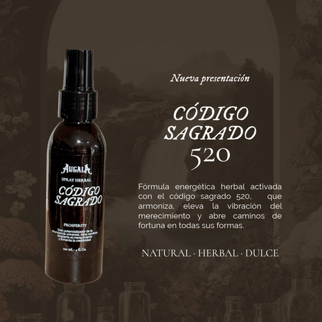 CÓDIGO SAGRADO 520 SPRAY HERBAL
