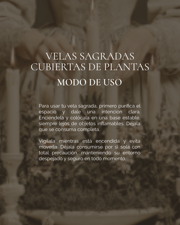 VELAS SAGRADAS DE ROMANCE CUBIERTAS DE ROSAS ROJAS Y CANELA PARA INTENCIONAR